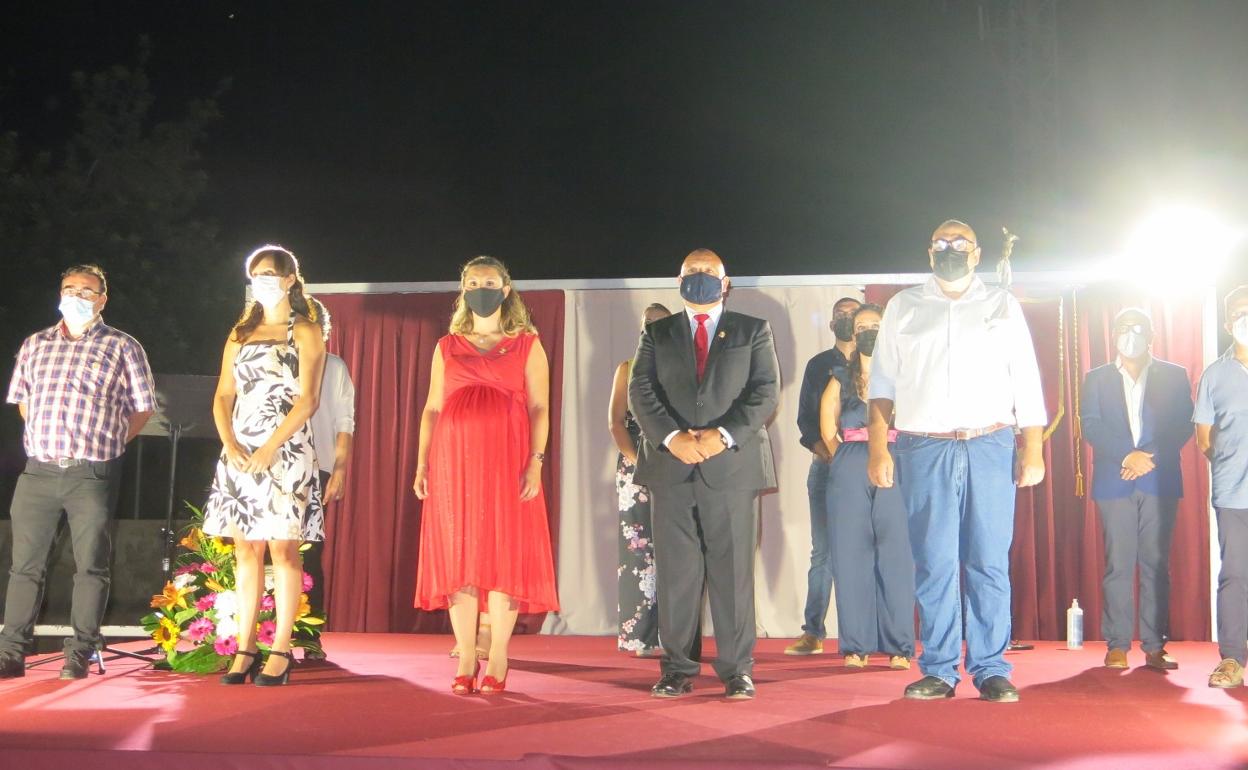 Juanta Local Fallera de Turís en al gala del pasado mes de agosto. 