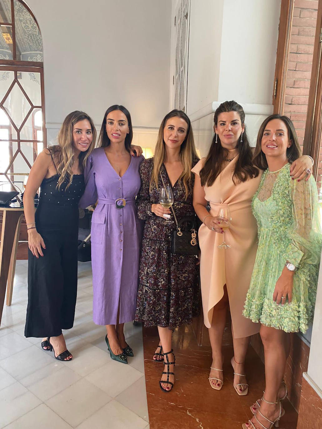 Gema Germán, Ana Coll, Claudia Batet, Sarah Sanchís y Beatriz Fornás. 