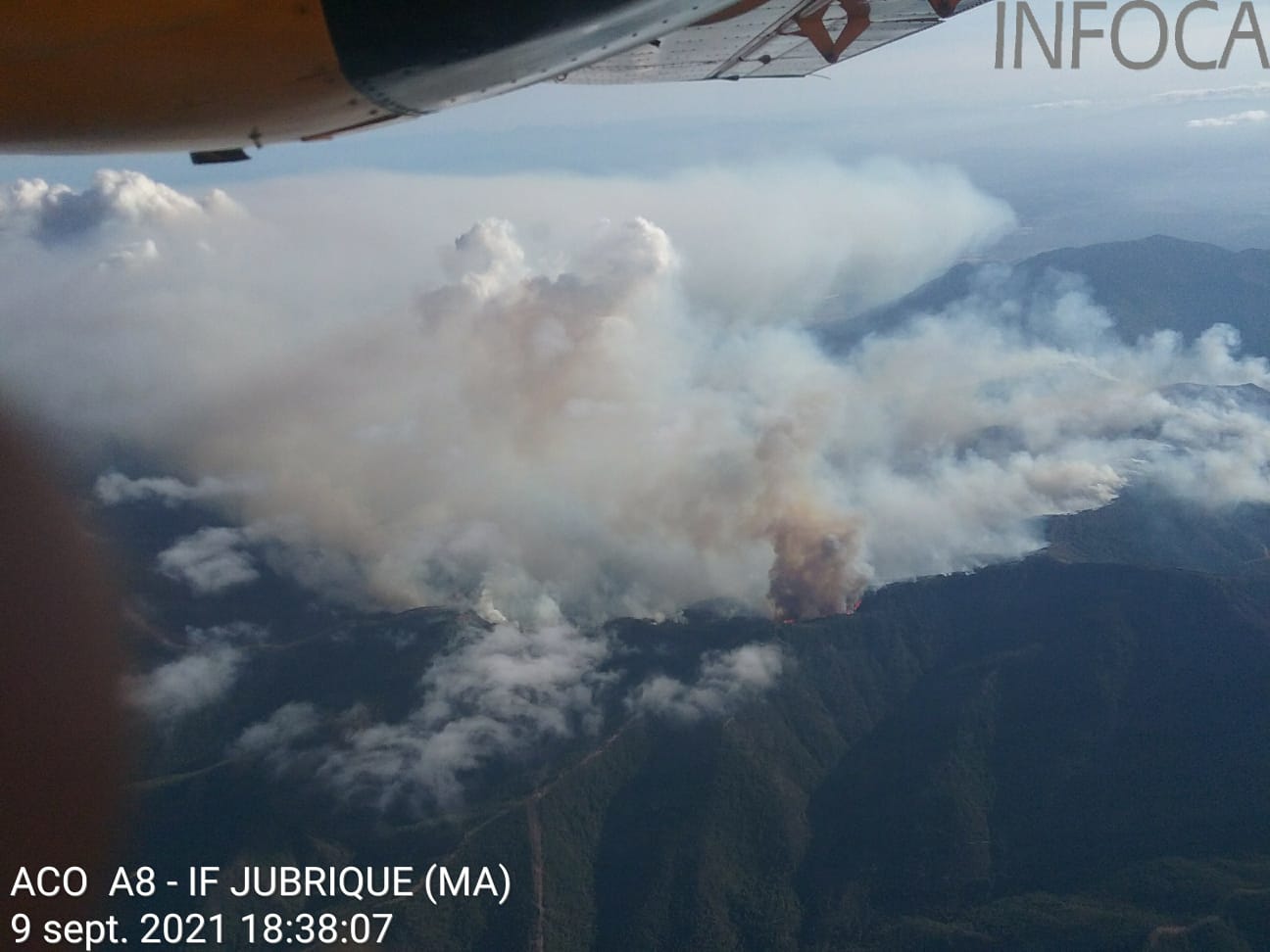 Fotos: Incendio en Sierra Bermeja