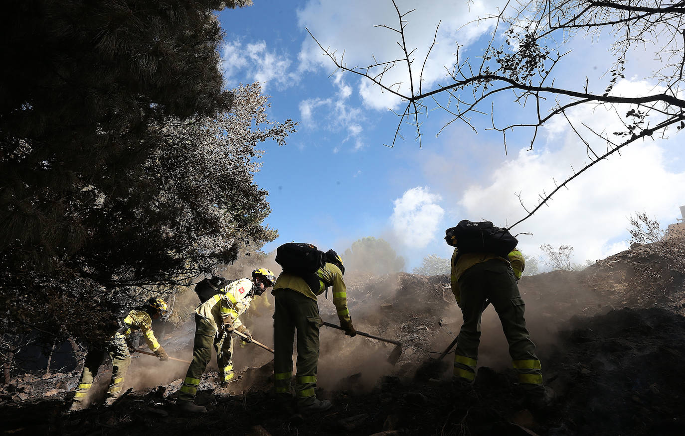 Fotos: Incendio en Sierra Bermeja