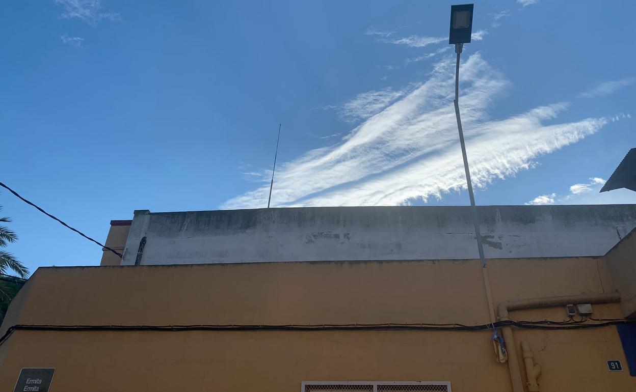 Cambio de bombillas en las farolas. 