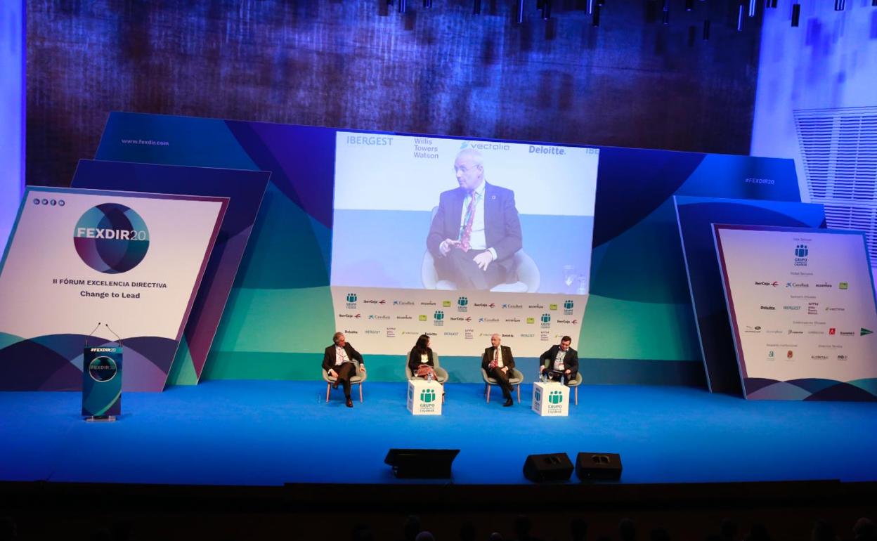 Un momento de la celebración del Fórum de 2020 en el auditorio del ADDA. 