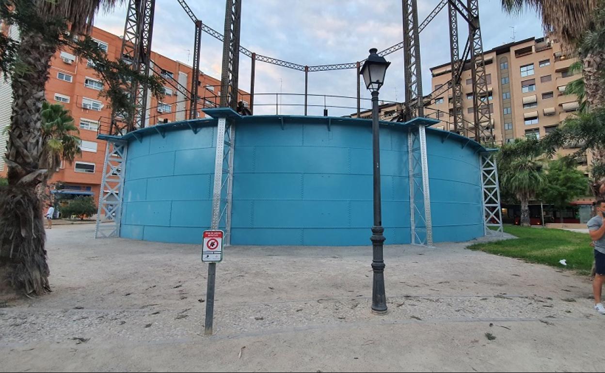 Depósito de Gas Lebón de Valencia | El nuevo aspecto del antiguo Depósito de Gas Lebón de Valencia