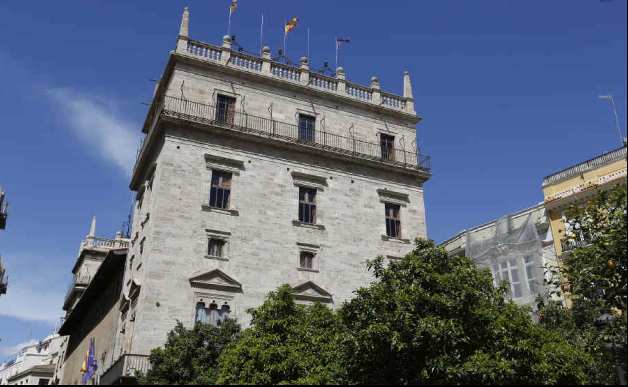 Fachada del Palau de la Generalitat.