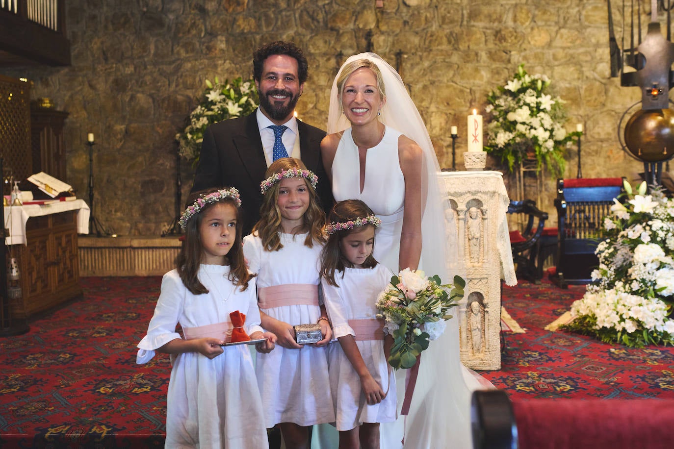 Borja Trenor se casó por el rito católico y luterano con una alemana, Franziska Jautz, en la iglesia de Santa Bárbara. Este verano los enlaces se han multiplicado entre la alta sociedad valenciana. 