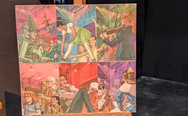 Viñetas de Paco Roca para el Gran Teatre de Alzira. 