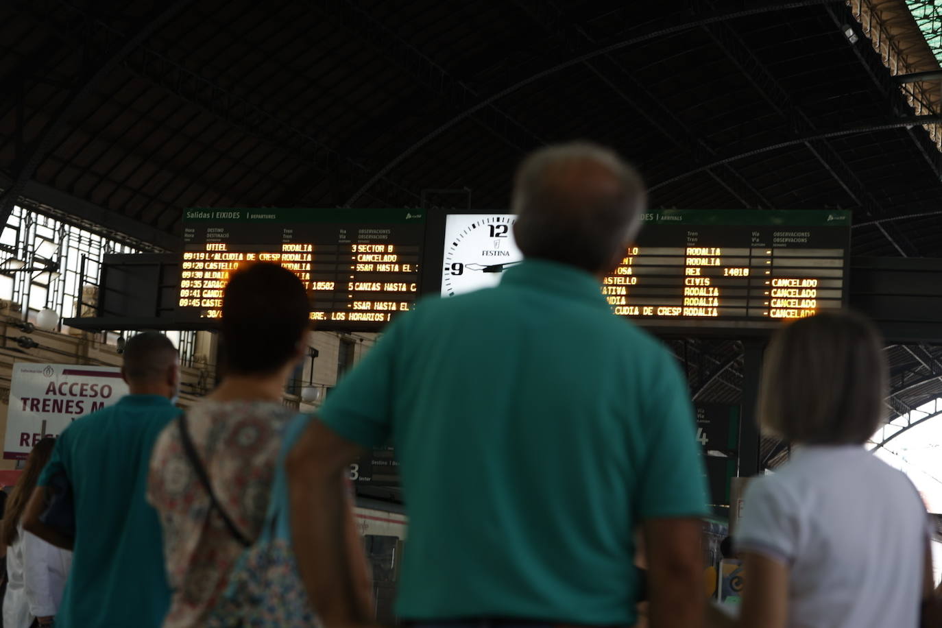 Fotos: La huelga de maquinistas de Renfe provoca cancelaciones en plena hora punta