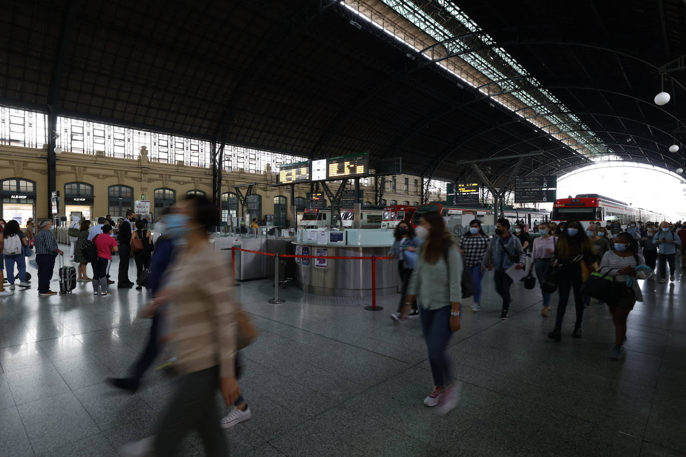 Fotos: La huelga de maquinistas de Renfe provoca cancelaciones en plena hora punta