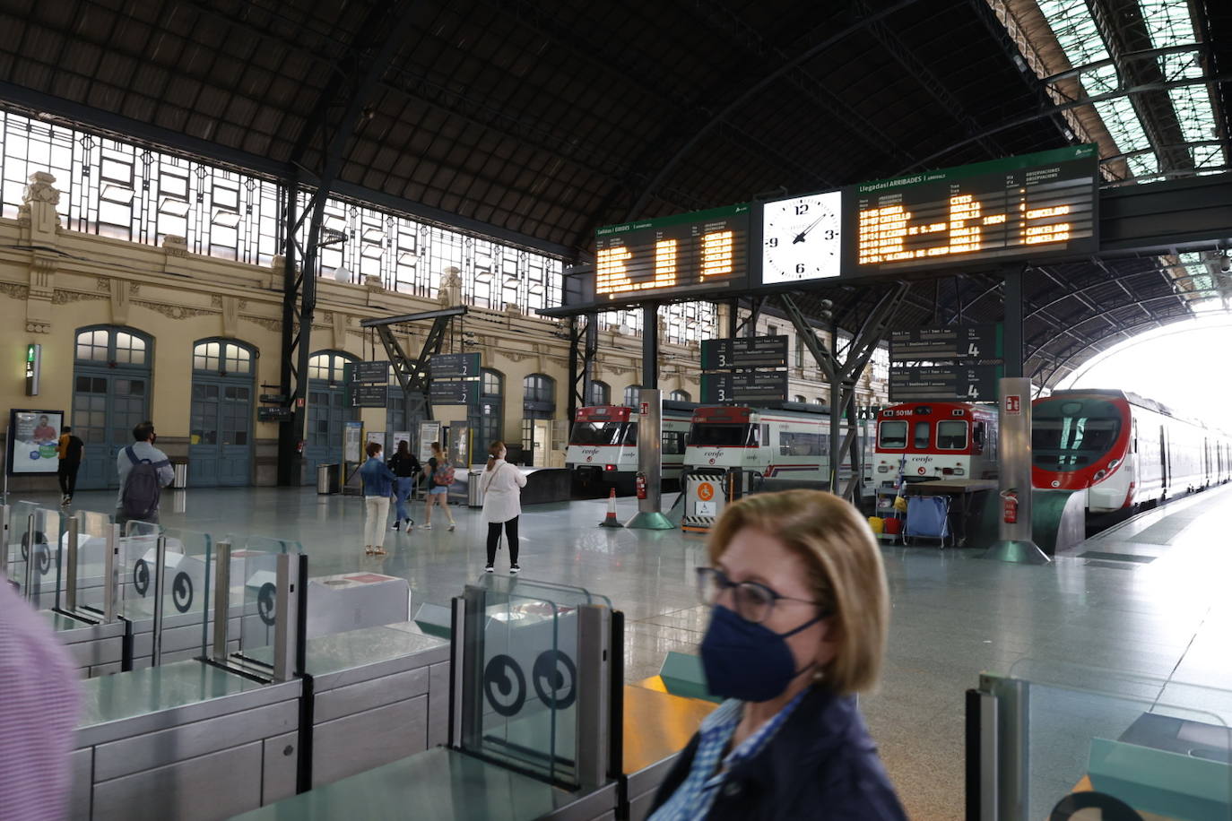 Fotos: La huelga de maquinistas de Renfe provoca cancelaciones en plena hora punta