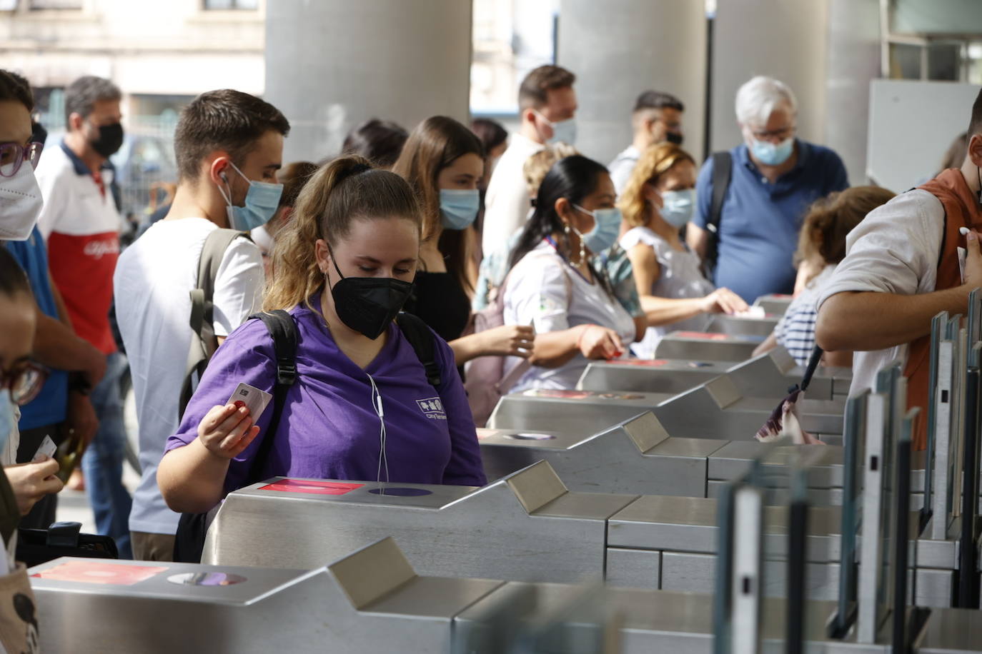 Fotos: La huelga de maquinistas de Renfe provoca cancelaciones en plena hora punta