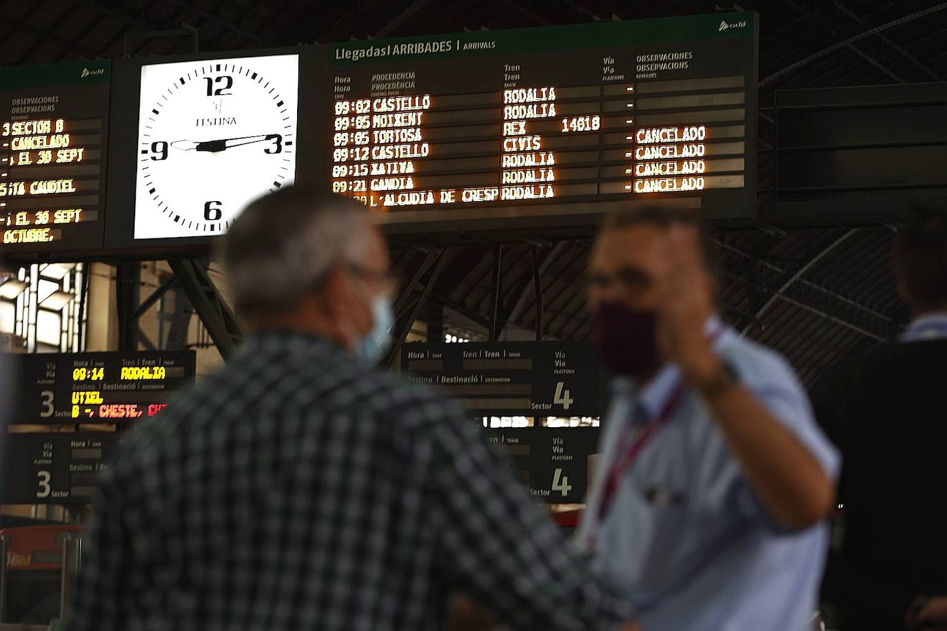 Fotos: La huelga de maquinistas de Renfe provoca cancelaciones en plena hora punta