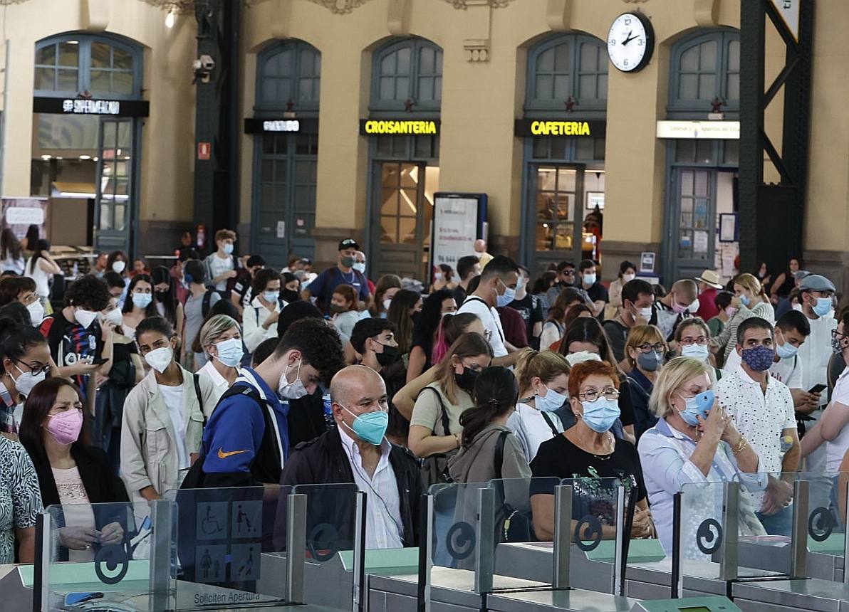 Fotos: La huelga de maquinistas de Renfe provoca cancelaciones en plena hora punta