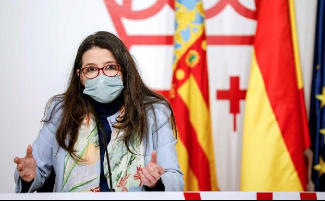 La vicepresidenta del Consell, Mónica Oltra.