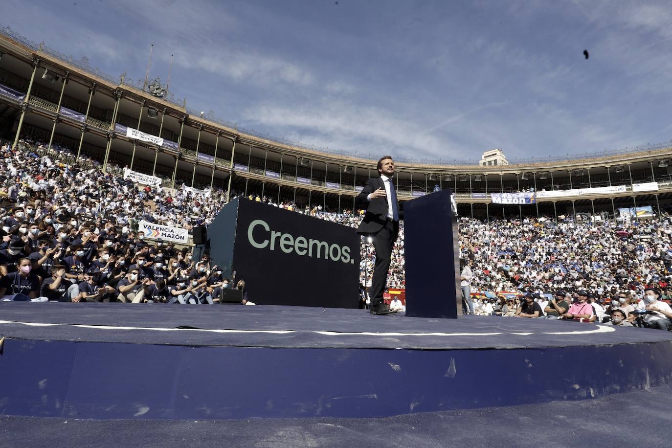 Fotos: El PP clausura la Convención Nacional del partido en la plaza de toros de Valencia