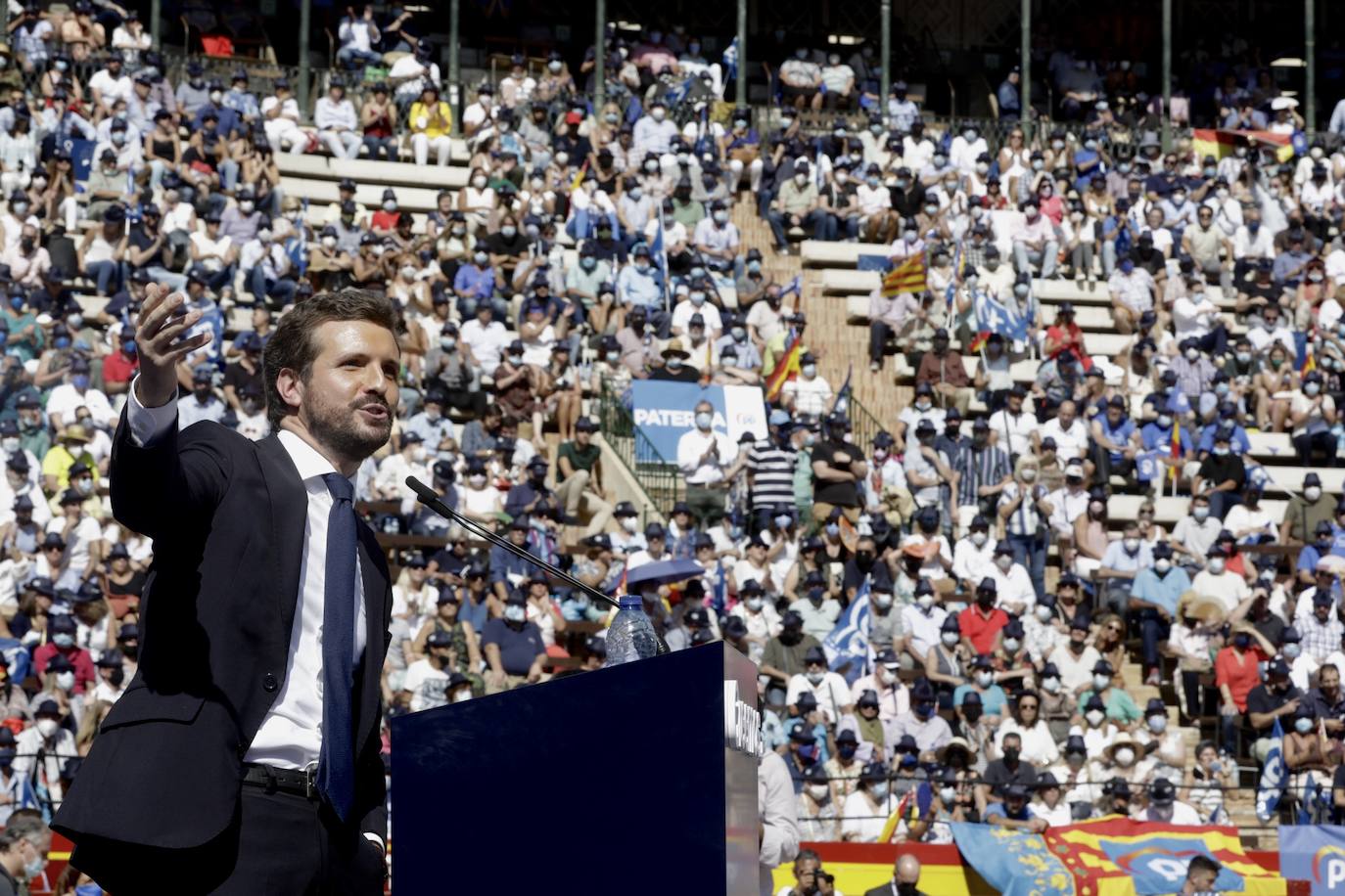 Fotos: El PP clausura la Convención Nacional del partido en la plaza de toros de Valencia