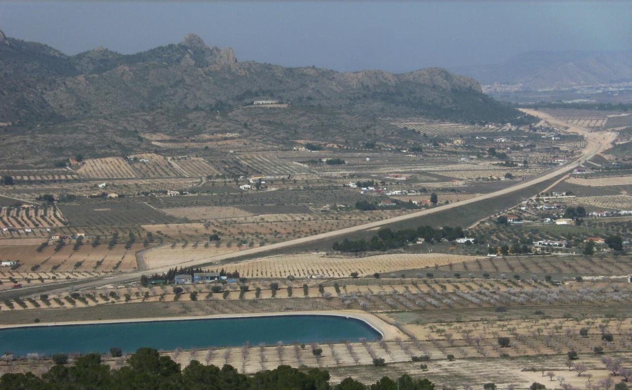 Vista general del término municipal de Villena. 