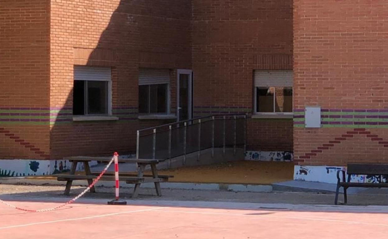 Patio del colegio de Carcaixent. 