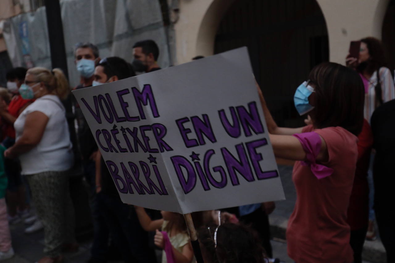 Fotos: Manifestación en La Malvarrosa contra la droga