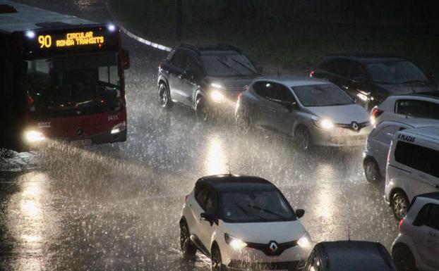 Aemet anuncia lluvias en Valencia durante el 9 d'Octubre