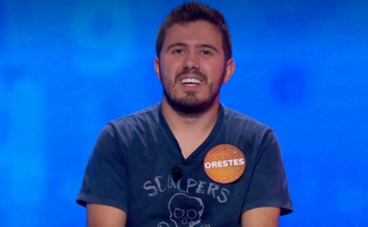 Orestes Barbero, durante su participación en 'Pasapalabra'.