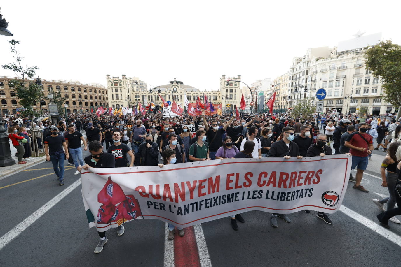 Manifestación de «Acció Cultural del País Valencià»