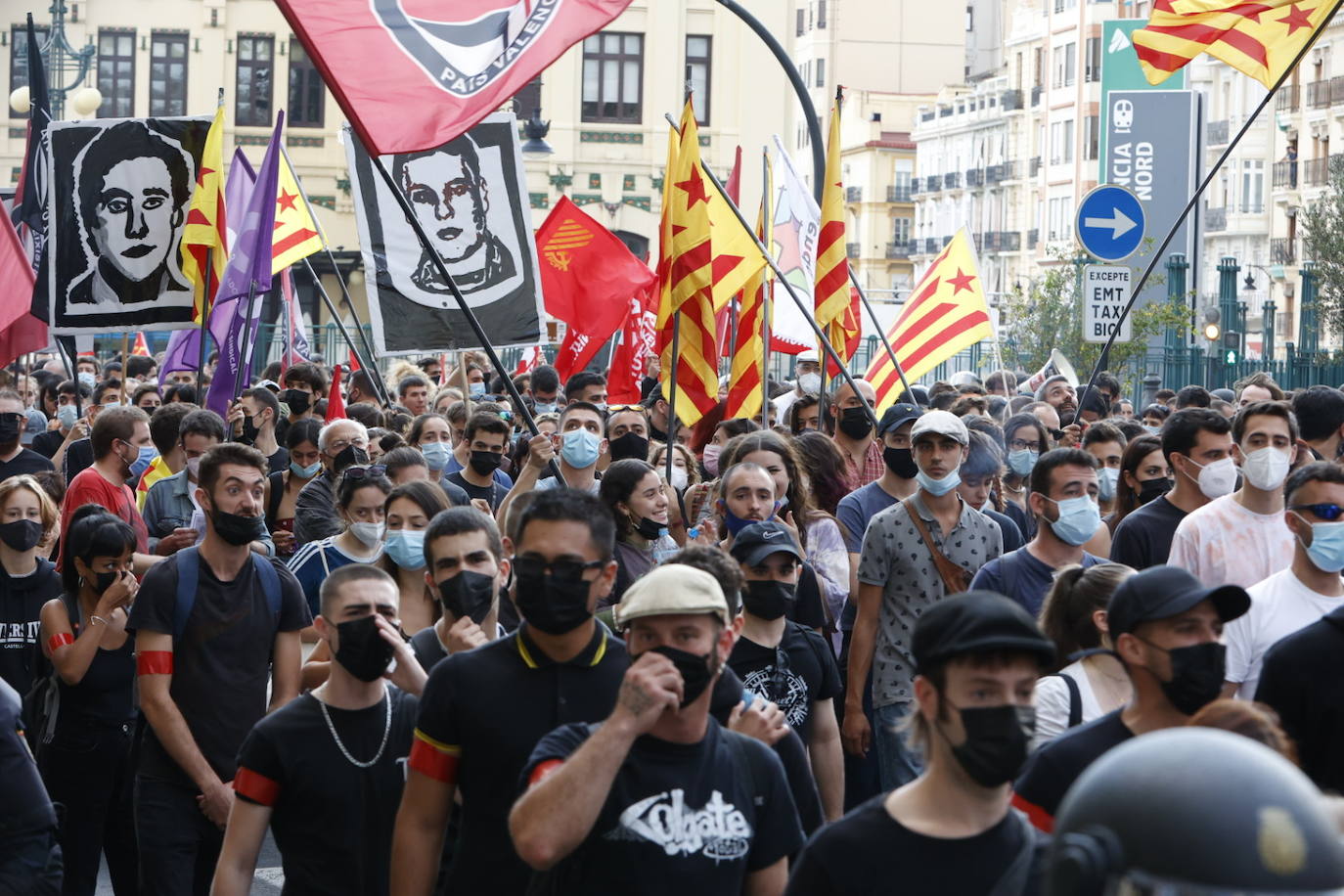 Manifestación de «Acció Cultural del País Valencià»