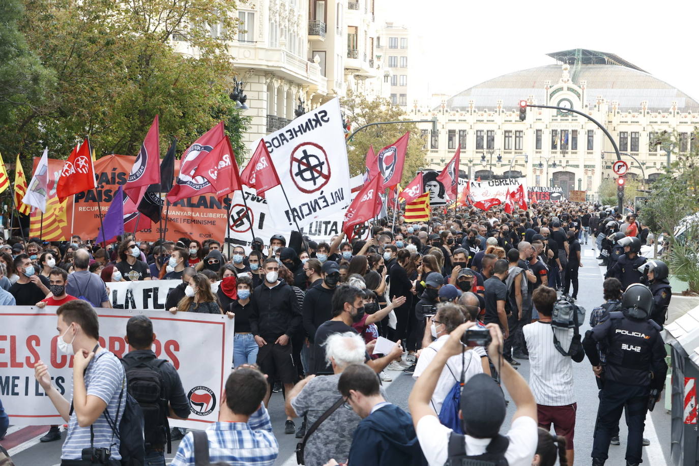 Manifestación de «Acció Cultural del País Valencià»