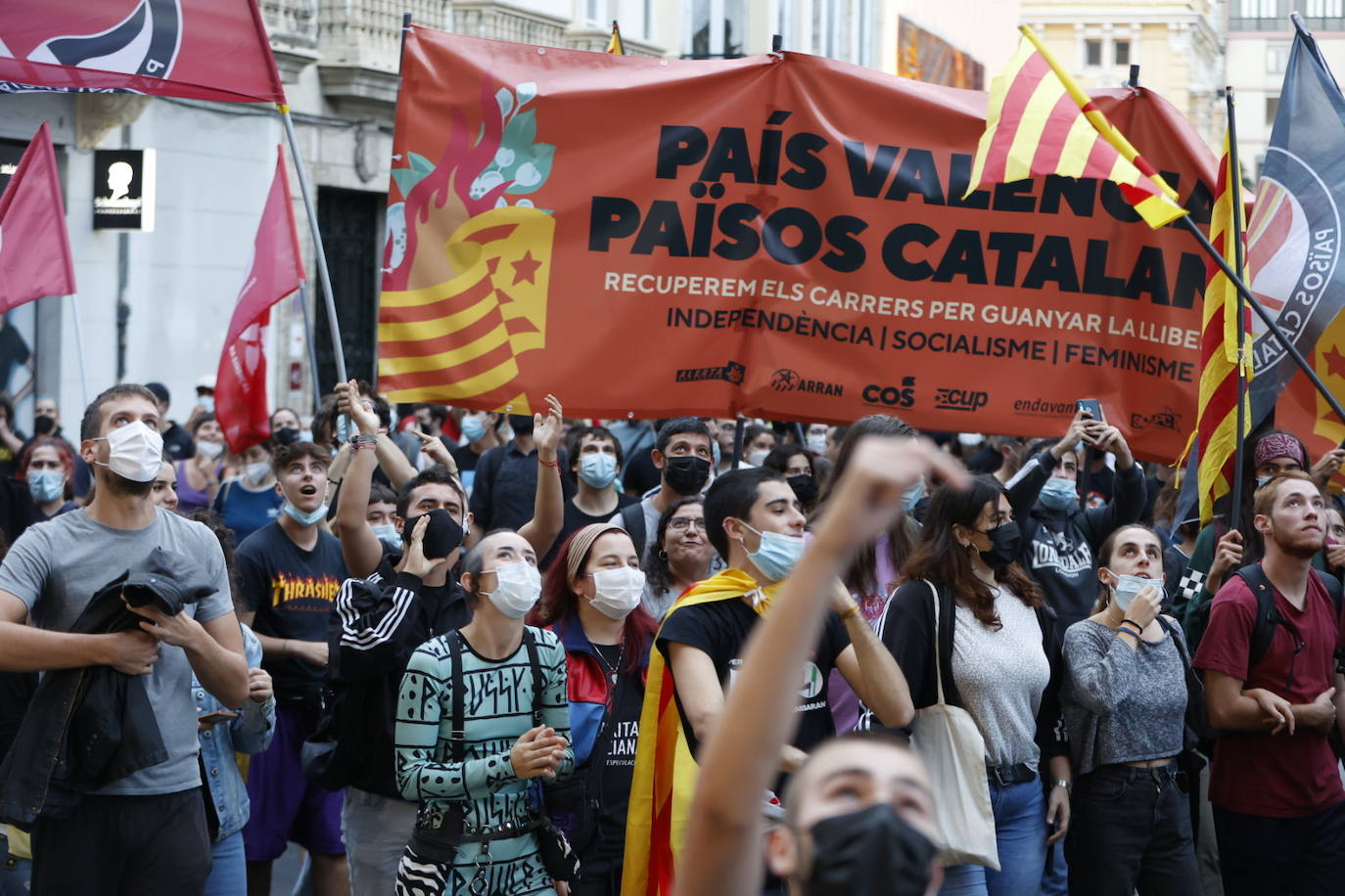 Manifestación de «Acció Cultural del País Valencià»