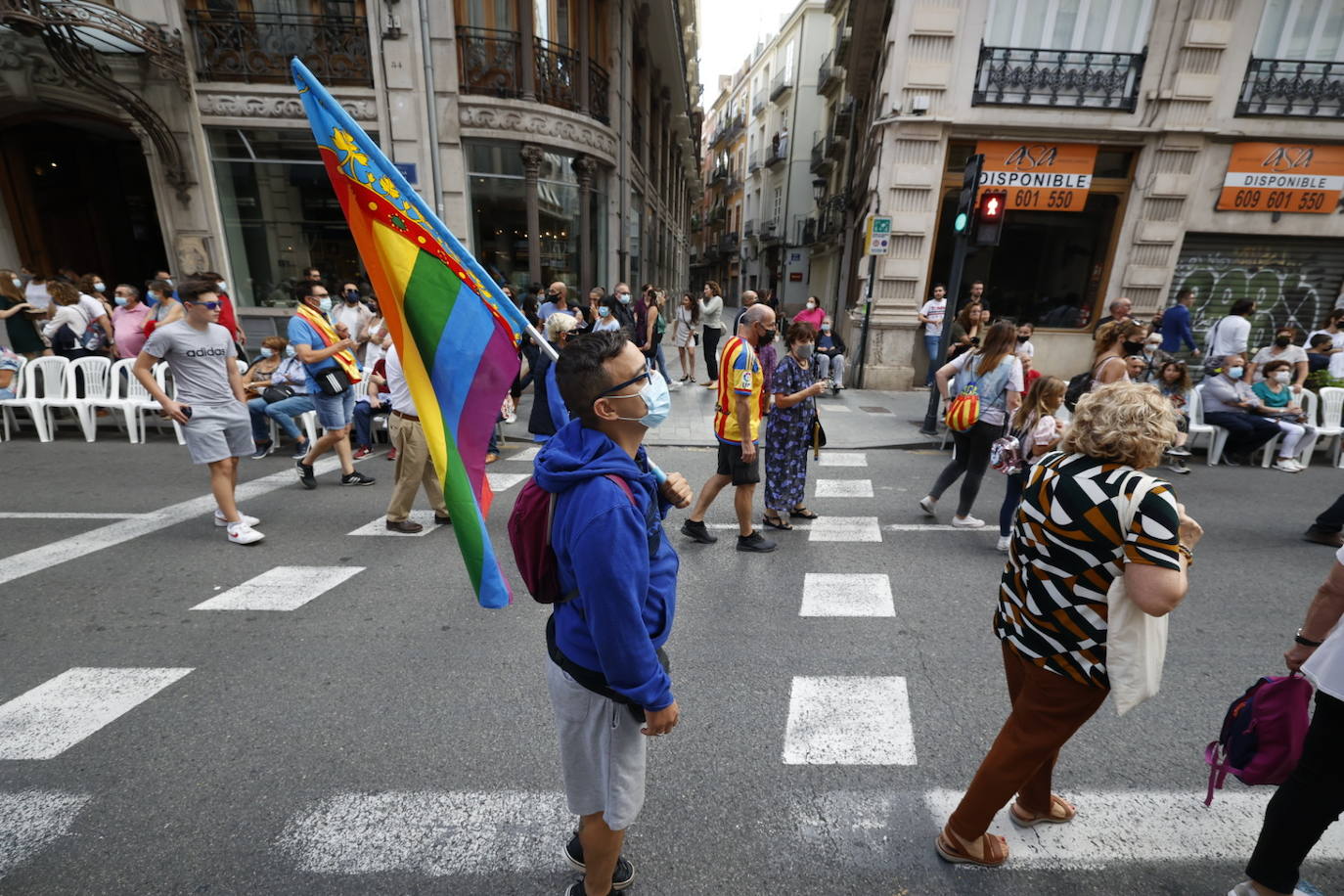 Manifestación del «Grup d'Acció Valencianista»