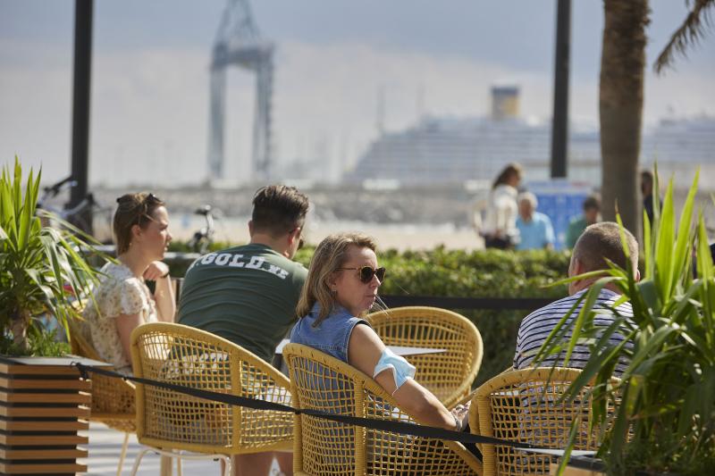 Turistas en Valencia durante el puente.