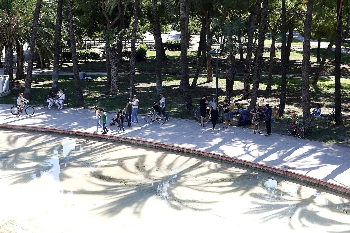 Turistas en Valencia durante el puente.