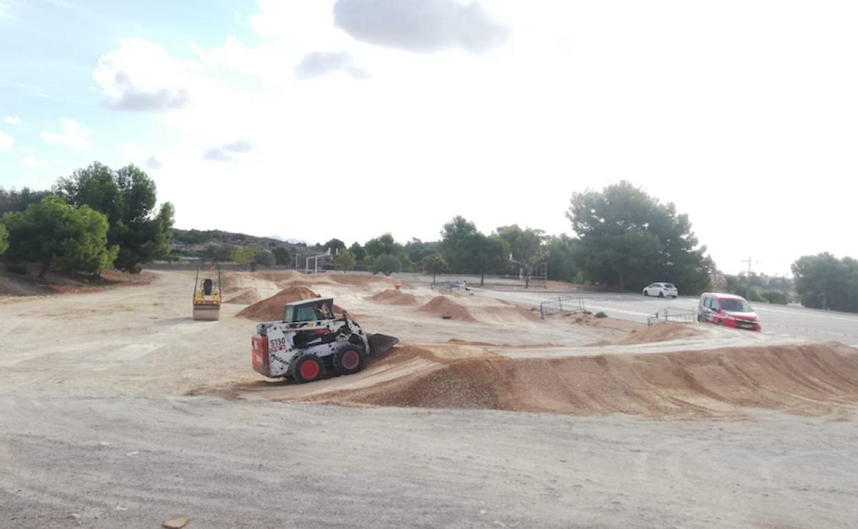 Las obras del nuevo pump track ya han comenzado en La Vila Joiosa