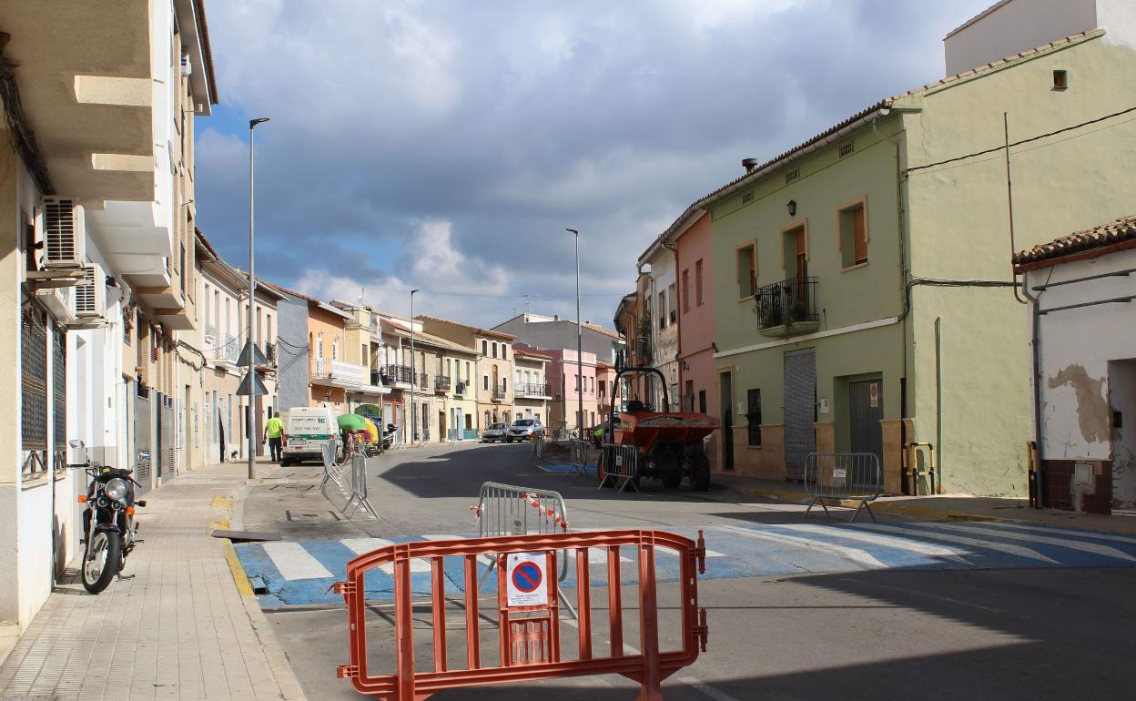 Una de las calles donde se va a actuar. 