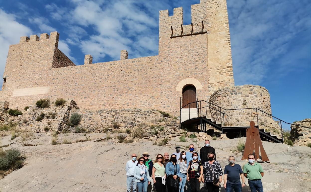 Periodistas participantes en el viaje por el Alto Palancia.