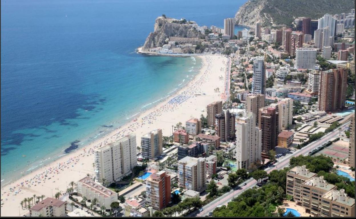 Vista de Benidorm. 