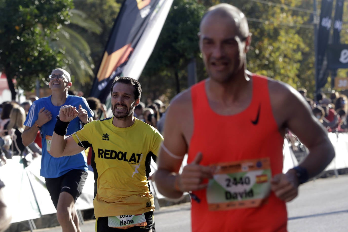 Fotos: Así ha sido la llegada de los héroes a la meta del Medio Maratón de Valencia 2021