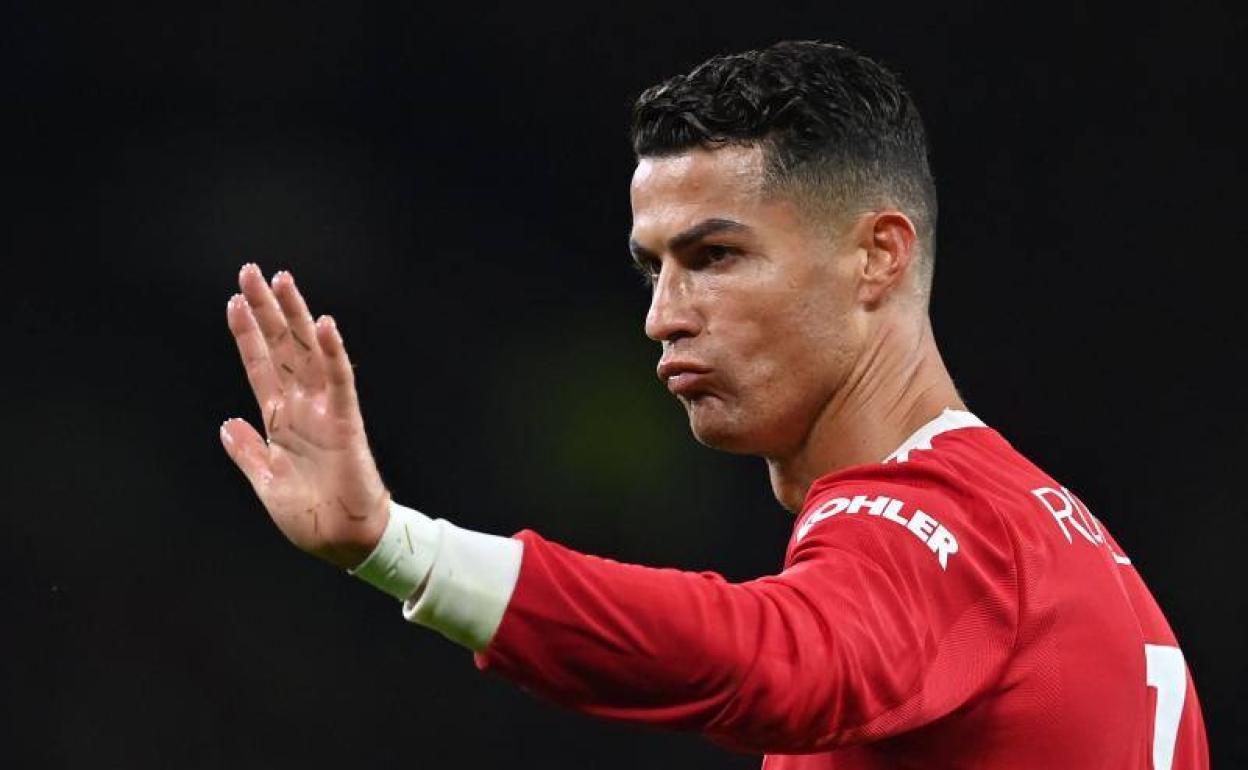 Cristiano Ronaldo con el Manchester United