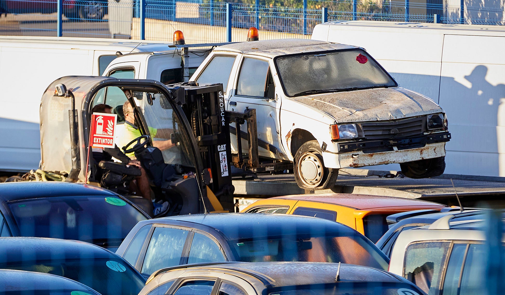 Así fue el traslado del coche de Miguel Ricart