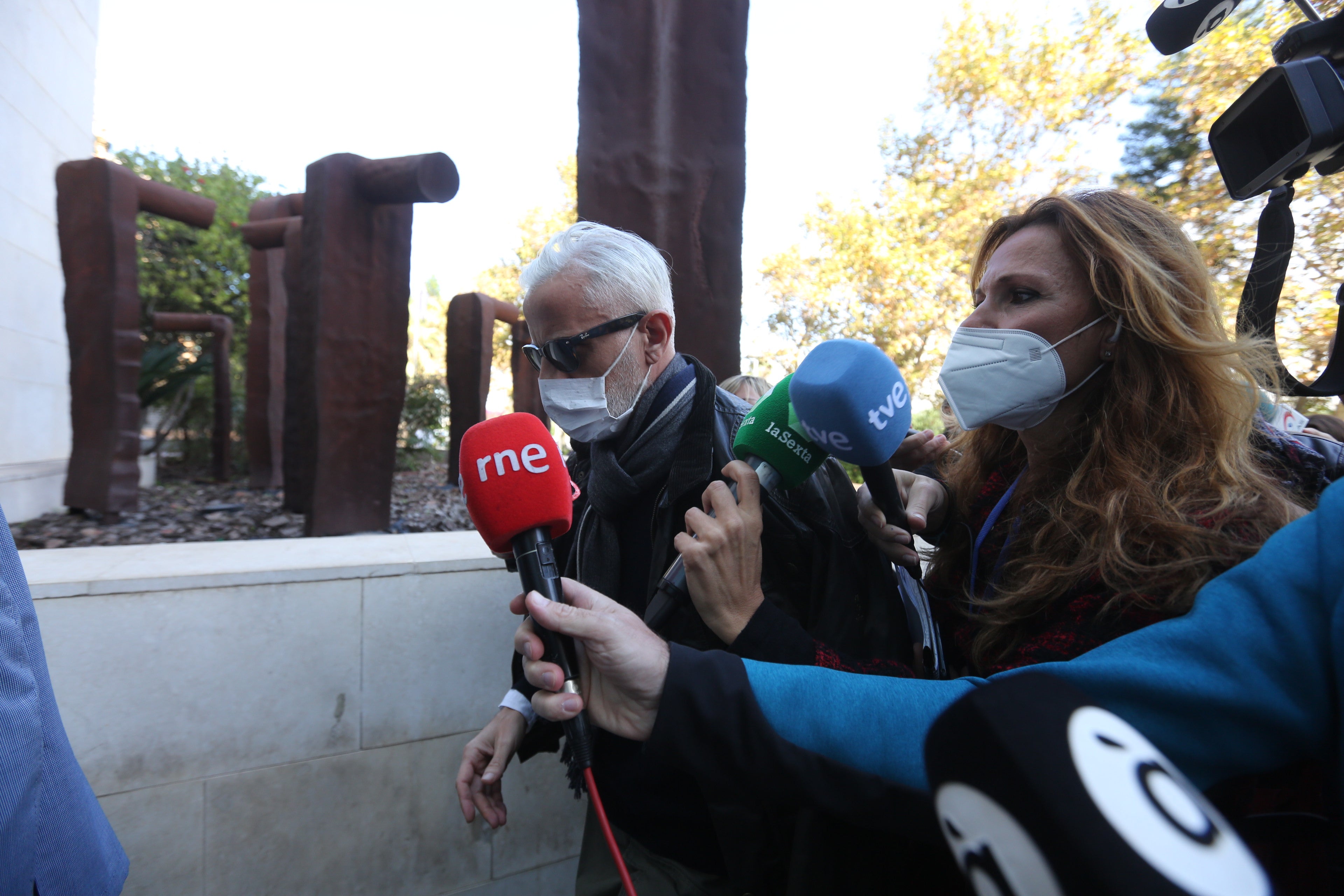 Marcos Benavent a su llegada a la Ciudad de la Justicia de Valencia, para declarar frente al Juzgado de Instrucción número 18.