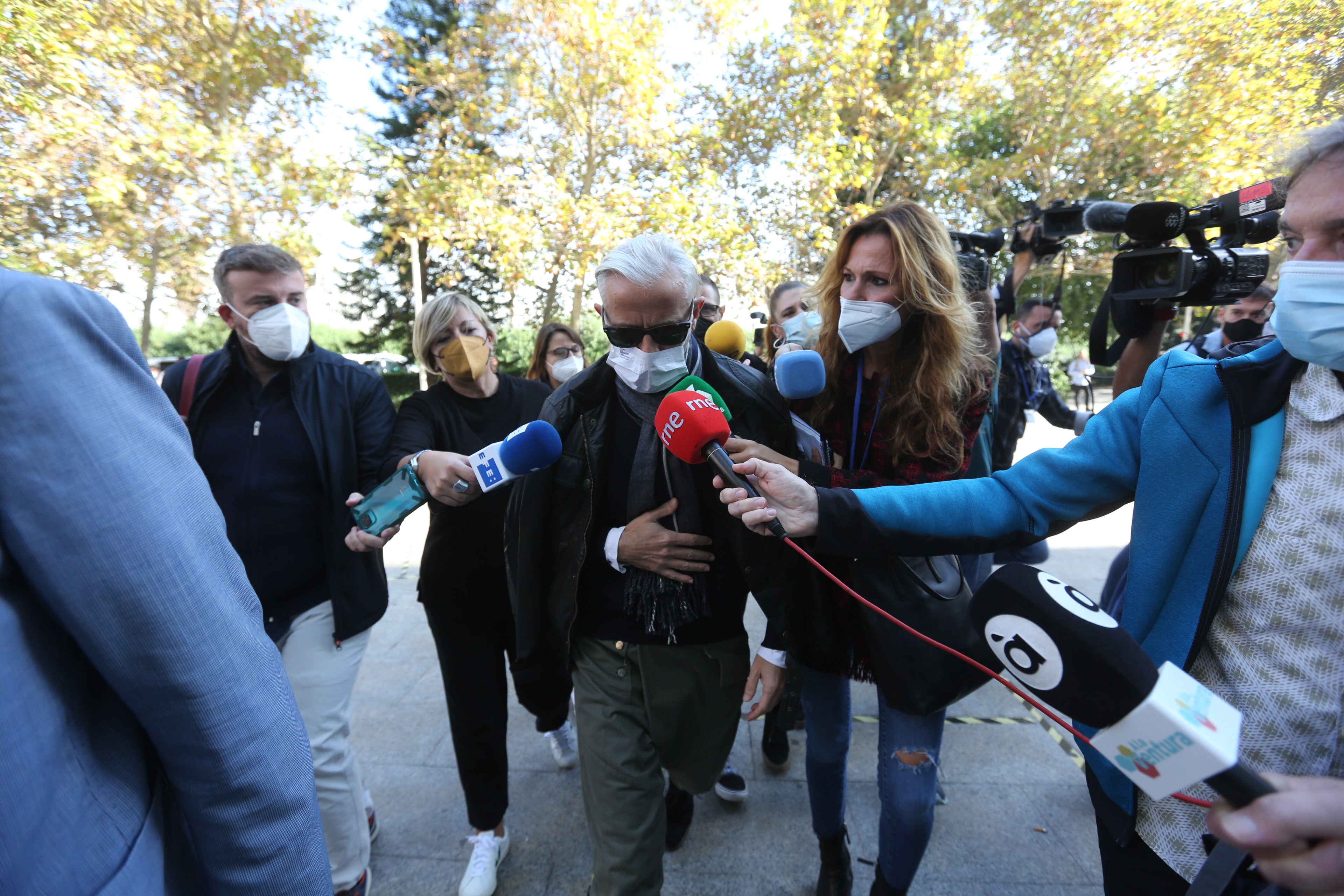 Marcos Benavent a su llegada a la Ciudad de la Justicia de Valencia, para declarar frente al Juzgado de Instrucción número 18.