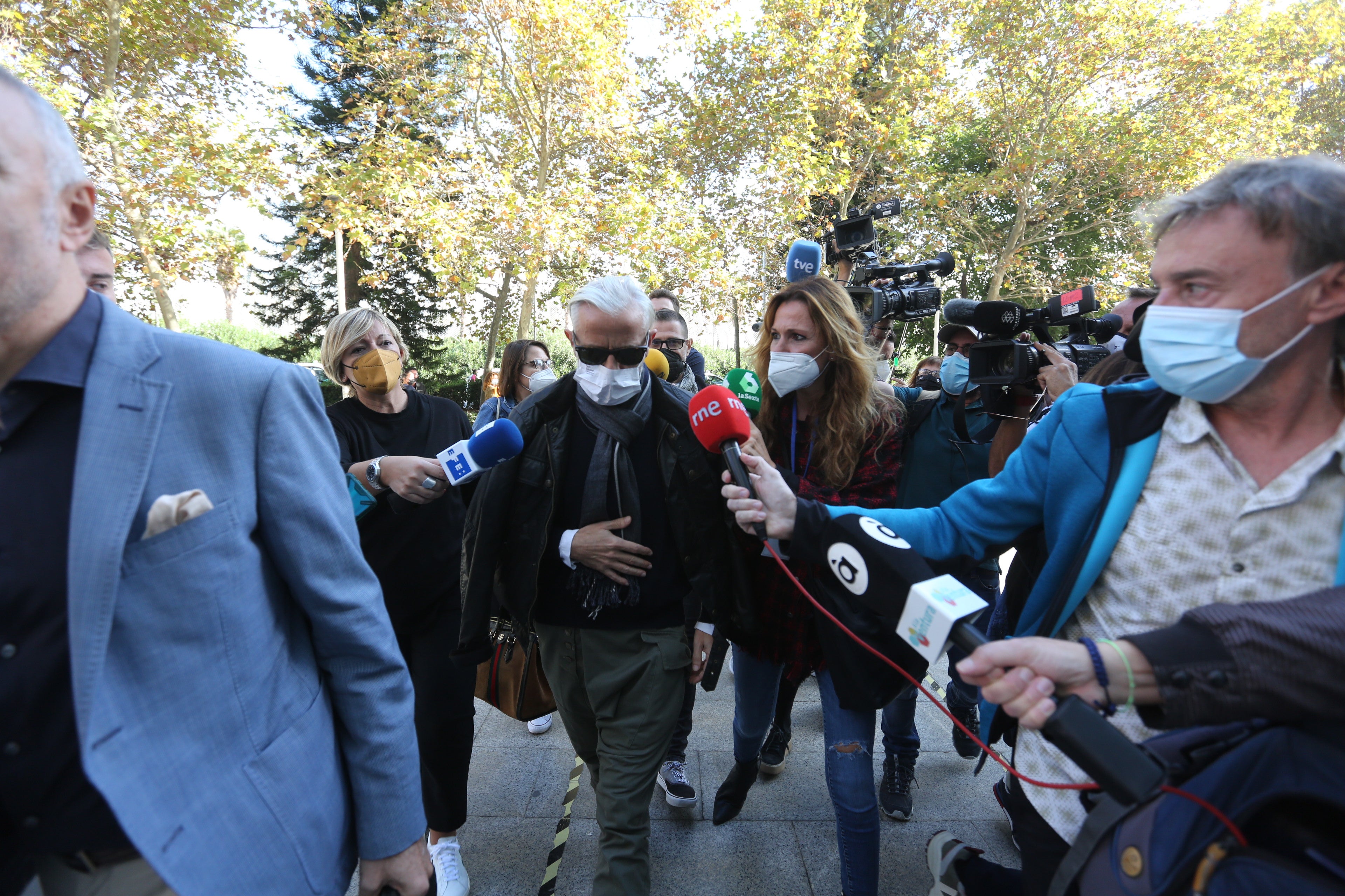 Marcos Benavent a su llegada a la Ciudad de la Justicia de Valencia, para declarar frente al Juzgado de Instrucción número 18.