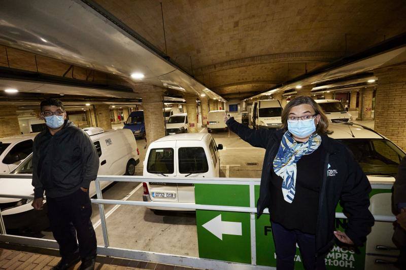 Fotos: Vendedores y transportistas denuncian los problemas de movilidad en el Mercado Central