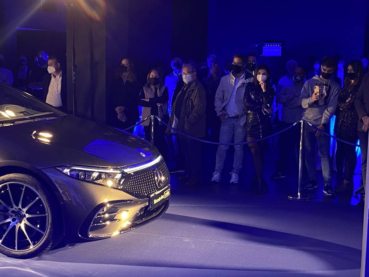 Fotos: Mercedes Valencia estrena el nuevo eléctrico EQS