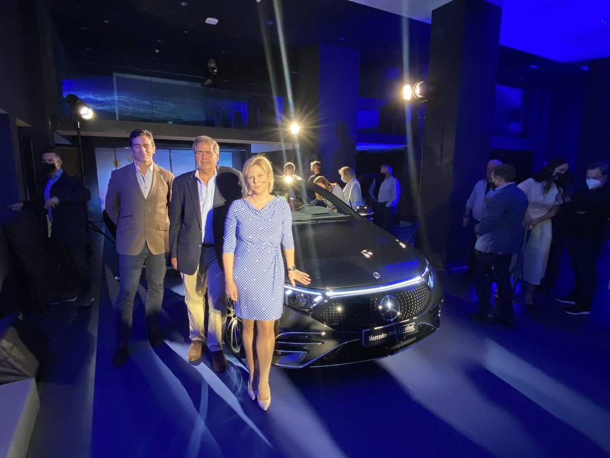 Fotos: Mercedes Valencia estrena el nuevo eléctrico EQS