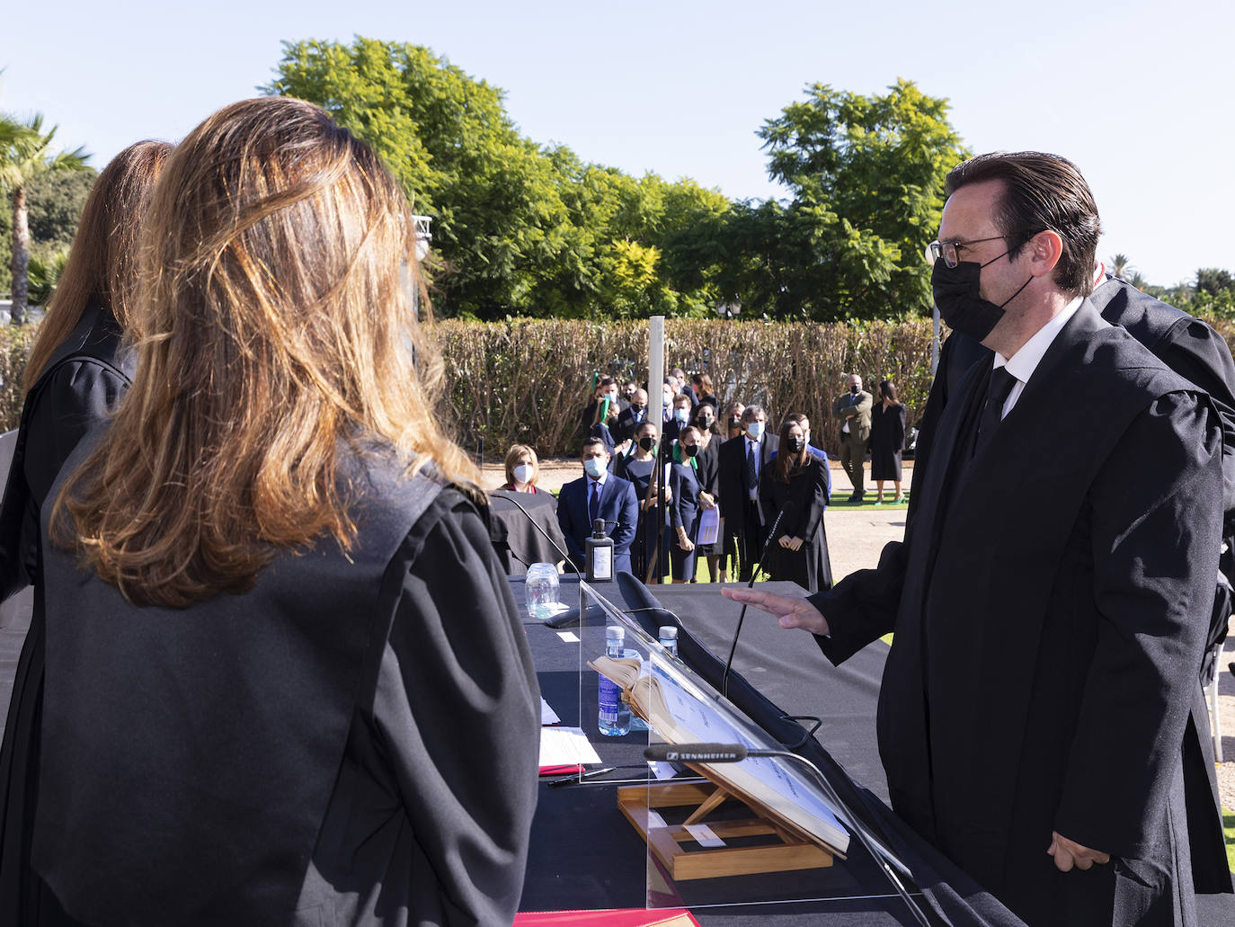 Este sábado fue una jornada de celebración en la Masia Xamandreu con la jura de nuevos letrados y con el acto de homenaje de los 25 años de colegiación del Ilustre Colegio de Abogados de Valencia (ICAV).