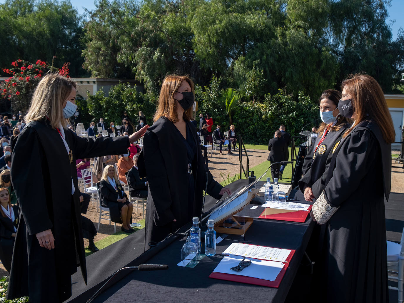 Este sábado fue una jornada de celebración en la Masia Xamandreu con la jura de nuevos letrados y con el acto de homenaje de los 25 años de colegiación del Ilustre Colegio de Abogados de Valencia (ICAV).