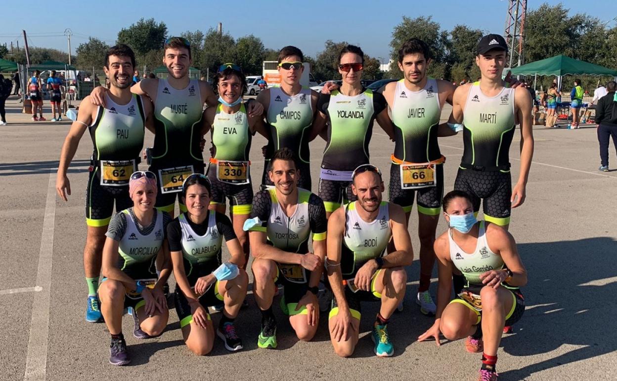 El Triatlón Ontinyent cumple en el VII Duatlón de Alzira