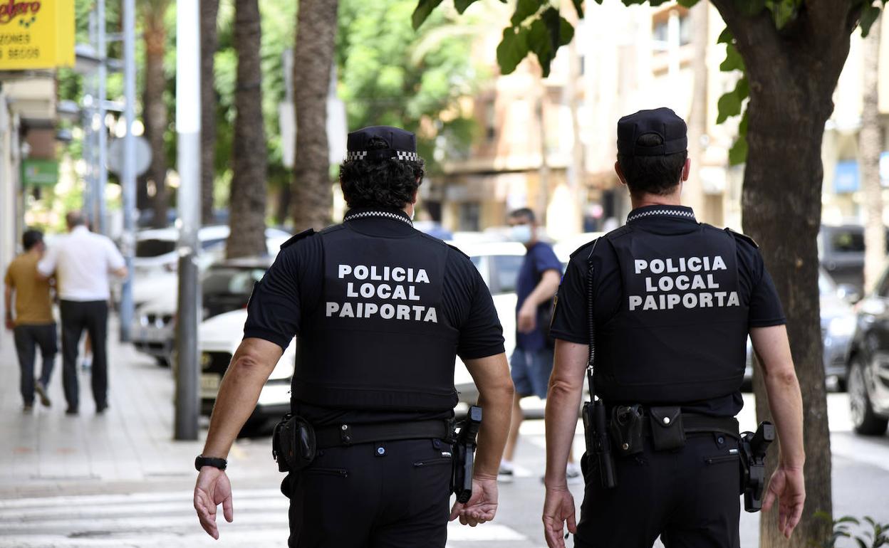 Una patrulla de la Policía Local. 