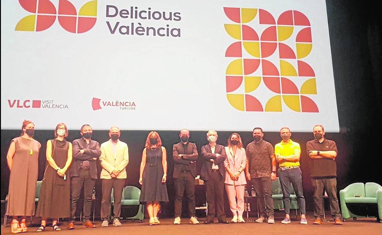 Presentación de Delicious València, una nueva marca que representa la gastronomía de la ciudad y la provincia en todo el país. 