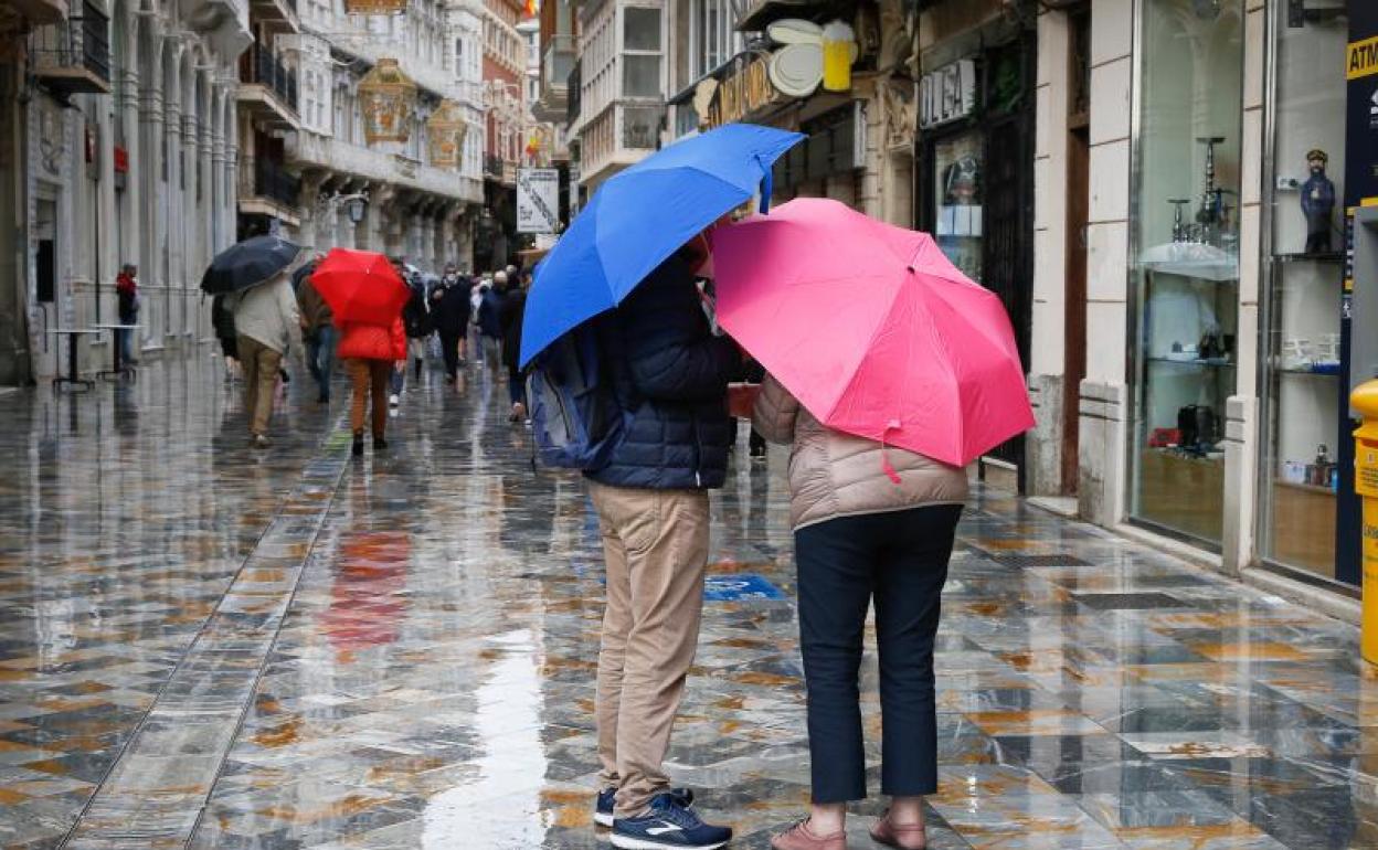 La lluvia vuelve con fuerza. 